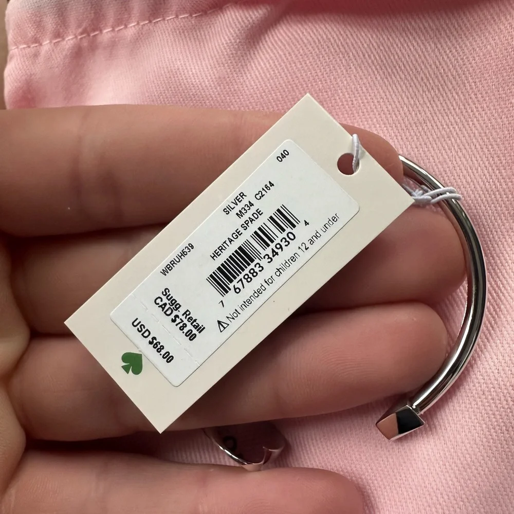 *NWT* Kate Spade Heritage Silver Bangle Bracelet